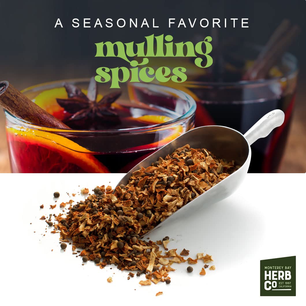 MONTEREY BAY HERB CO Traditional Mulling Spices bottle highlights the classic spice mix