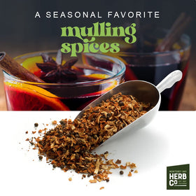 MONTEREY BAY HERB CO Traditional Mulling Spices bottle highlights the classic spice mix