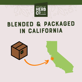 MONTEREY BAY HERB CO Ingredients image shows cinnamon, cloves and allspice essentials
