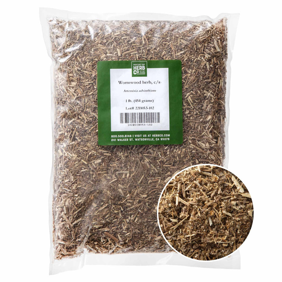 MONTEREY BAY HERB CO wormwood cut and sifted in bulk for bitters and infusions