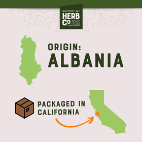 1 lb bulk bag of wormwood from MONTEREY BAY HERB CO kept dry for freshness