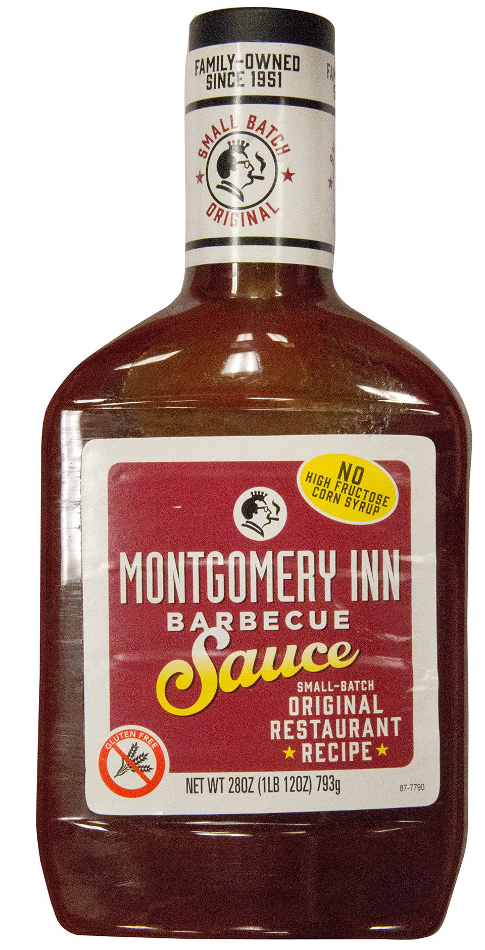 Montgomery Inn BBQ Sauce 28oz bottle ready to glaze favorites.