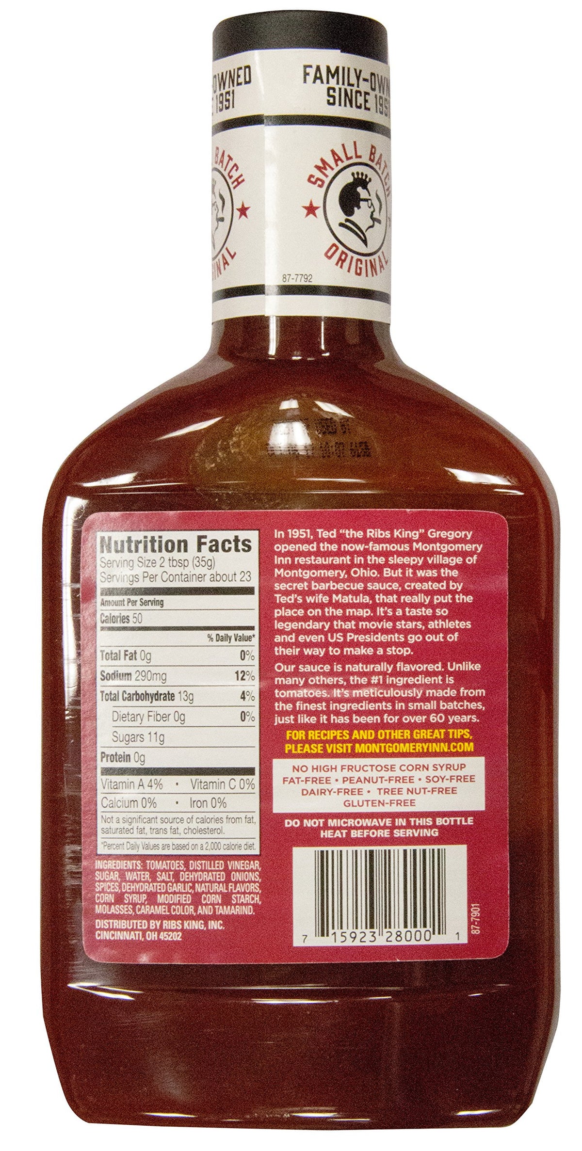 Montgomery Inn BBQ Sauce glaze applied to ribs for depth and shine.