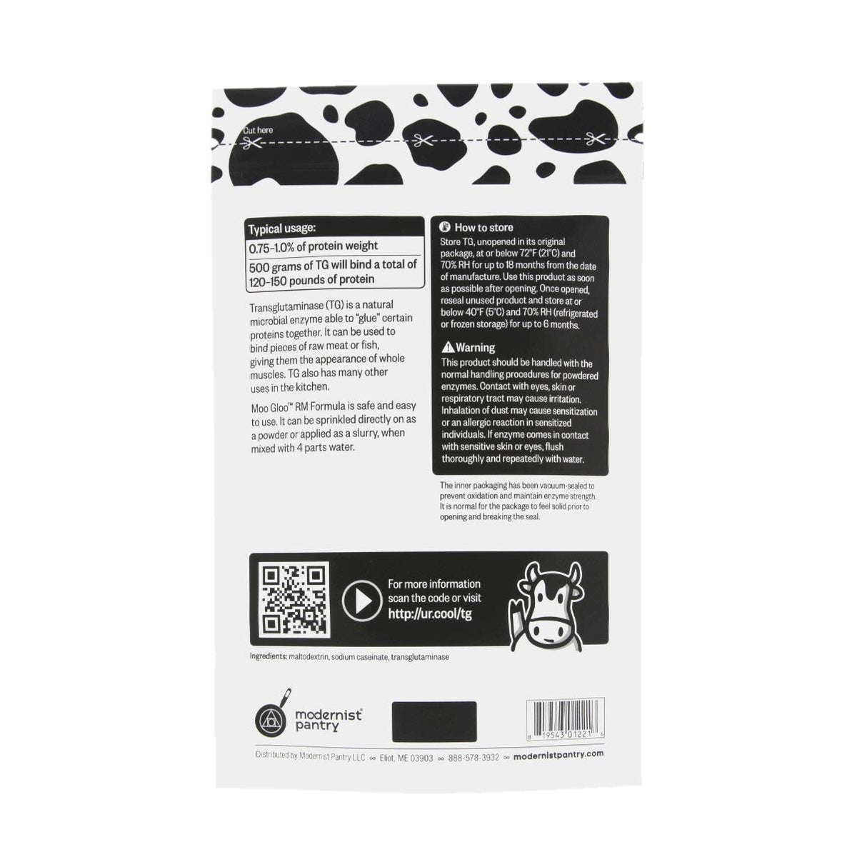 Moo Gloo RM formula slurry mix shown for smooth, dependable binding.