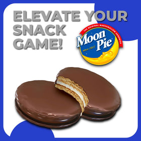 Moon Pie Minis Vanilla sandwiched delight ideal for lunchboxes and camping.