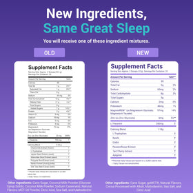 MoonBrew Magnesium Sleep Coconut Cocoa packaging emphasizing 25 servings per jar.