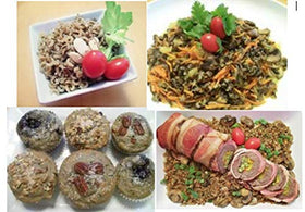 Moose Lake Wild Rice packaging gluten-free and non-GMO.