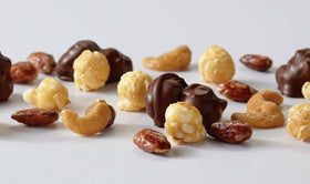 Moose Munch popcorn gift basket presentation, perfect for celebrations and gifting