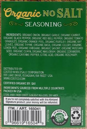 MORALZA Organic 21-spice blend packaging emphasizing quality and USA origin