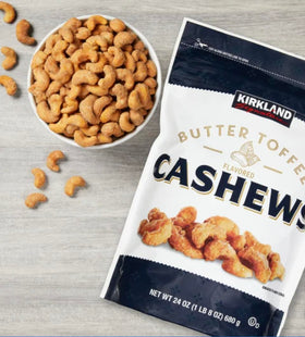 MORALZA packaging preserves freshness for Kirkland cashews.
