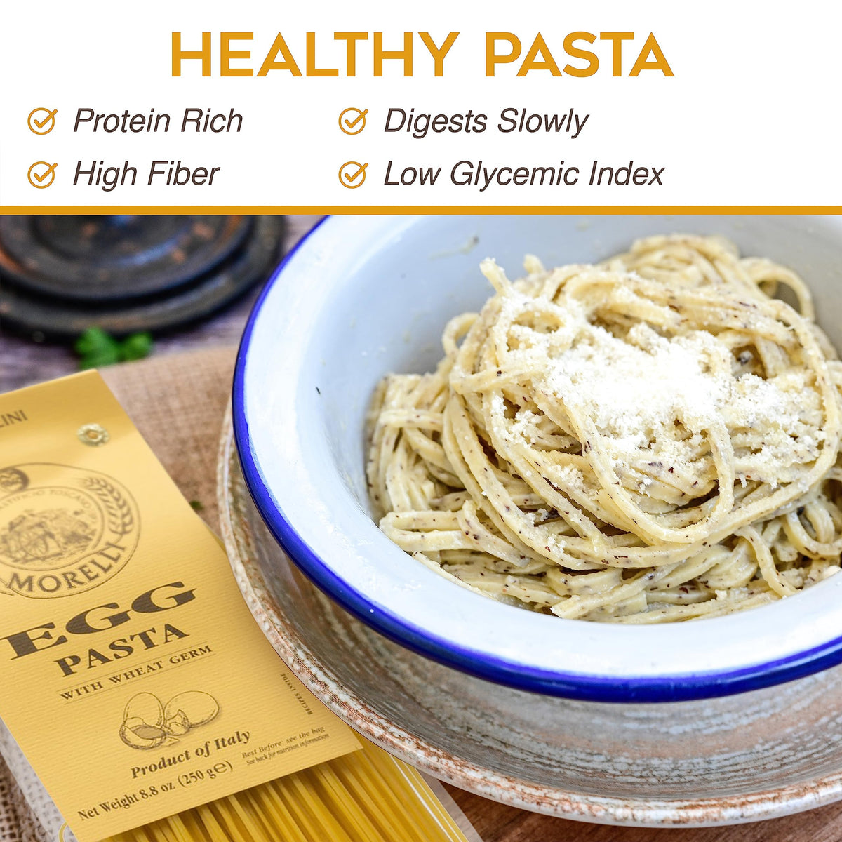 Morelli small batch pasta drying process in traditional method