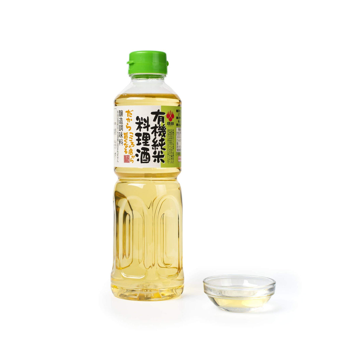Morita Premium Organic Cooking Sake ingredients label shows organic certification for clean cooking.