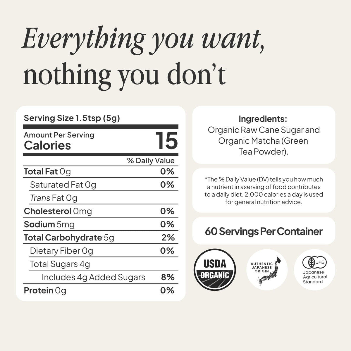 Morning Made sixty servings tin provides a month of rituals with resealability.