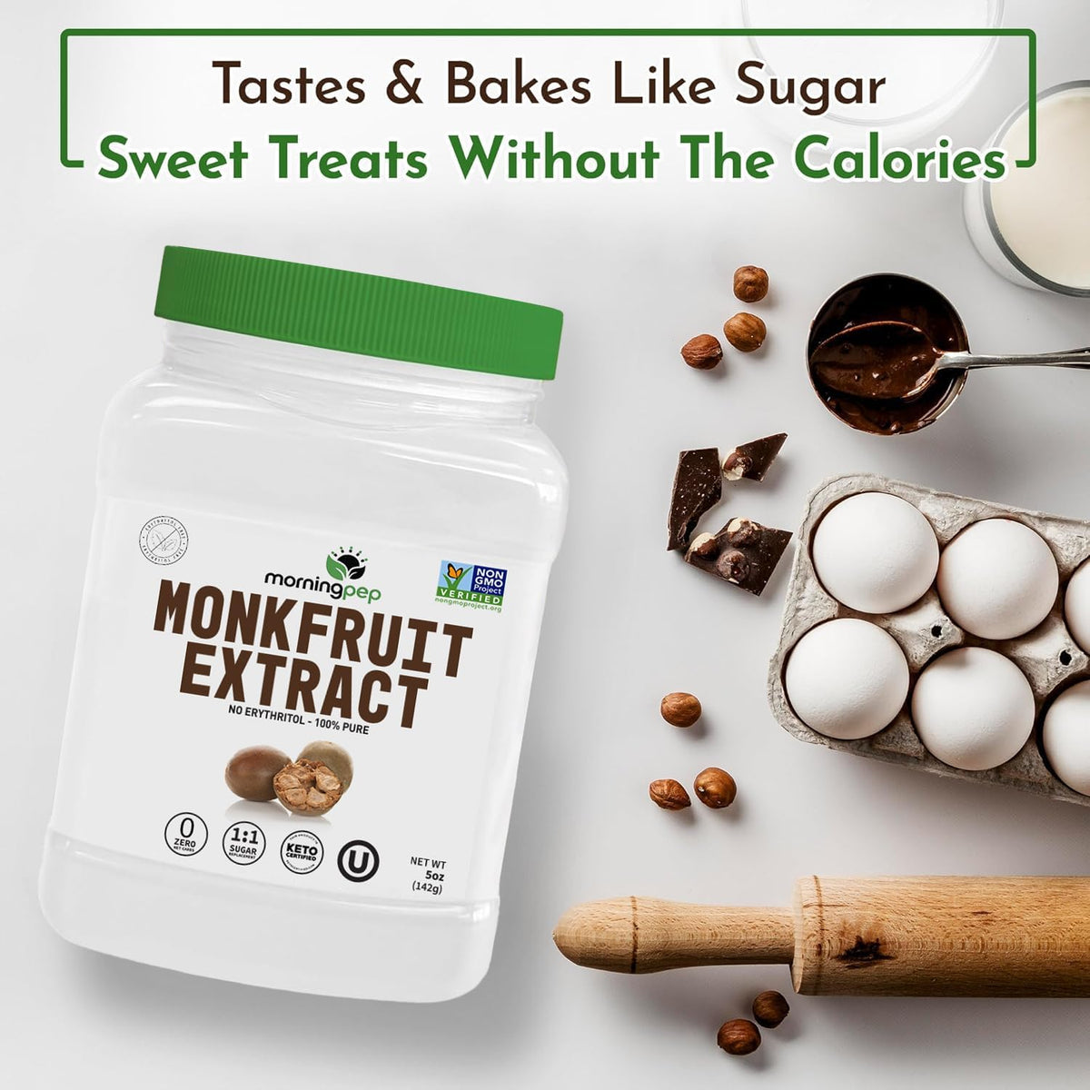 Morning Pep baking and cooking ideas using monk fruit sweetener