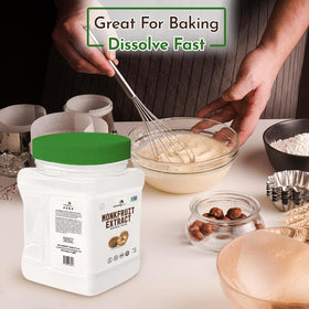 Morning Pep no fillers closeup highlights pure monk fruit extract.