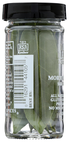 Morton & Bassett California Bay Leaves spice rack ready for soups and sauces.