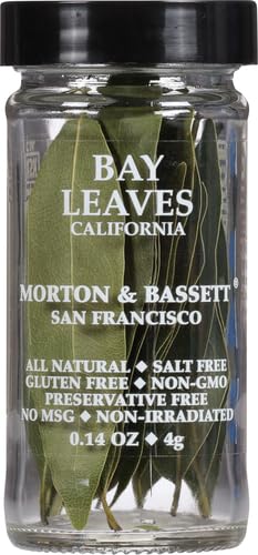 Morton & Bassett California Bay Leaves on roast, infusing savory notes.