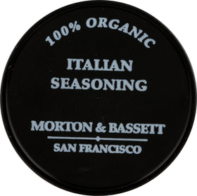 Pour shot of Morton & Bassett seasoning enables easy controlled flavor.