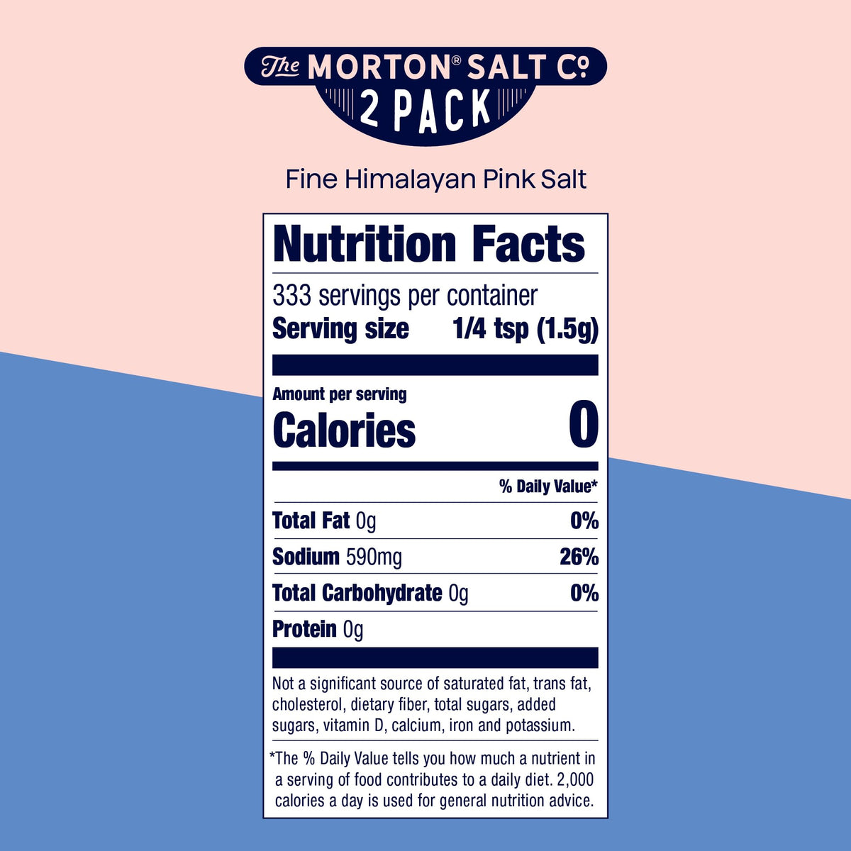 Fine grains of Morton Himalayan Pink Salt dissolving quickly in water for soups.