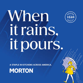 Morton Himalayan pink salt packaging is recyclable for sustainable kitchens