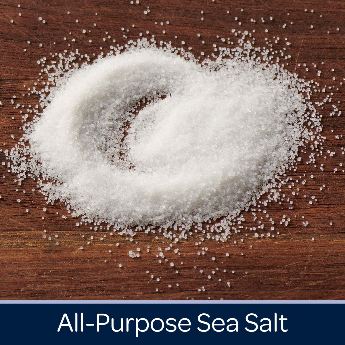 Morton Natural Sea Salt Round ready for table and cooking use.