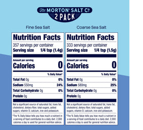 Morton Coarse Sea Salt crystals on roasted vegetables add texture.