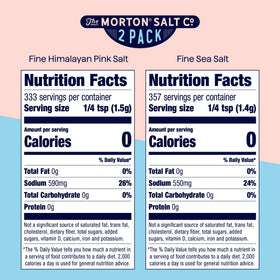 Morton sea salt pinch action demonstrates easy seasoning during cooking