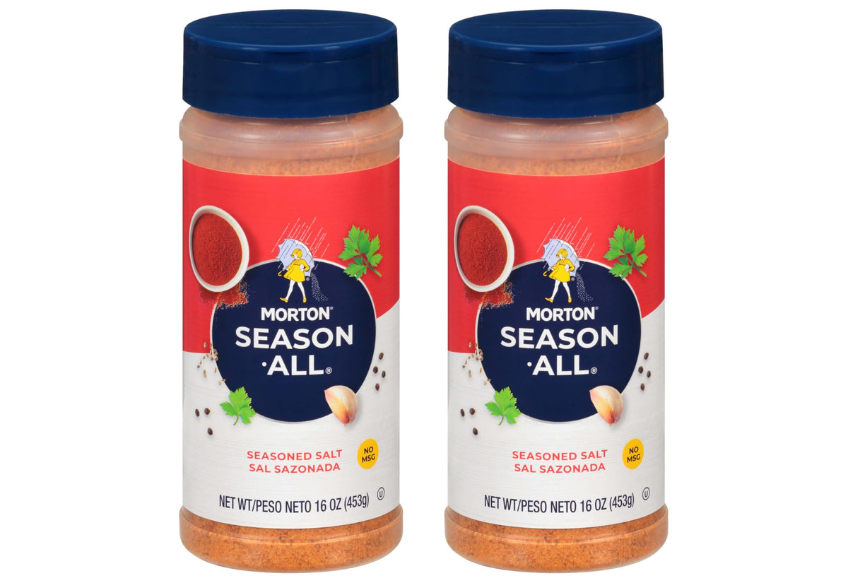 Morton Season-All bottle pour for even seasoning on meats