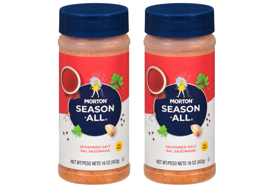 Morton Season-All bottle pour for even seasoning on meats