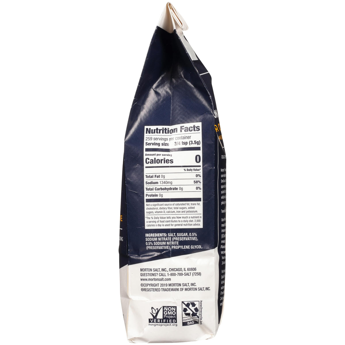 Morton Tender Quick curing salt blend visible, designed for consistent results in home curing.