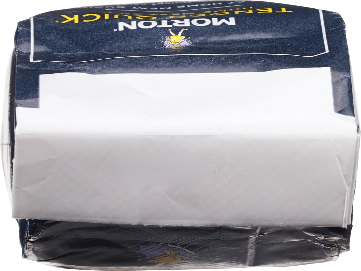 Morton Tender Quick 2 lb pack in foreground, ideal for pork chops and game curing.