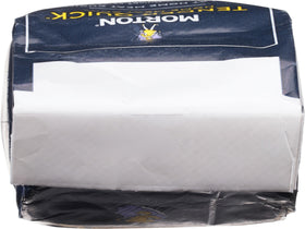Morton Tender Quick 2 lb pack in foreground, ideal for pork chops and game curing.