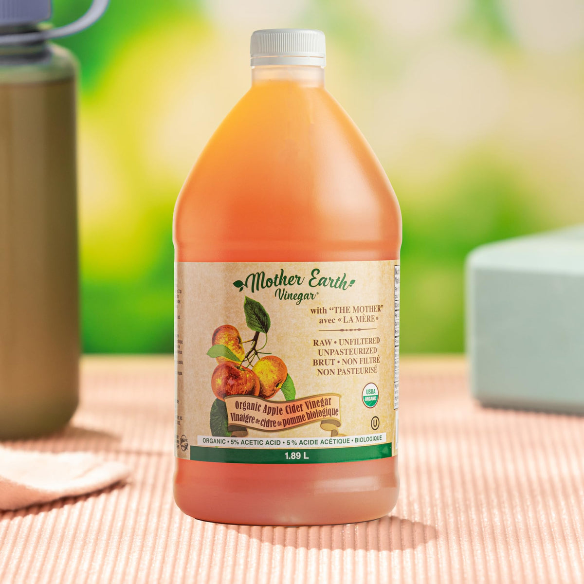 Using Mother Earth ACV for quick vegetable pickling.