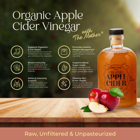 Mother Earth ACV with The Mother visible, signaling authentic fermentation.