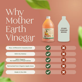 Mother Earth organic apples used to craft premium ACV.