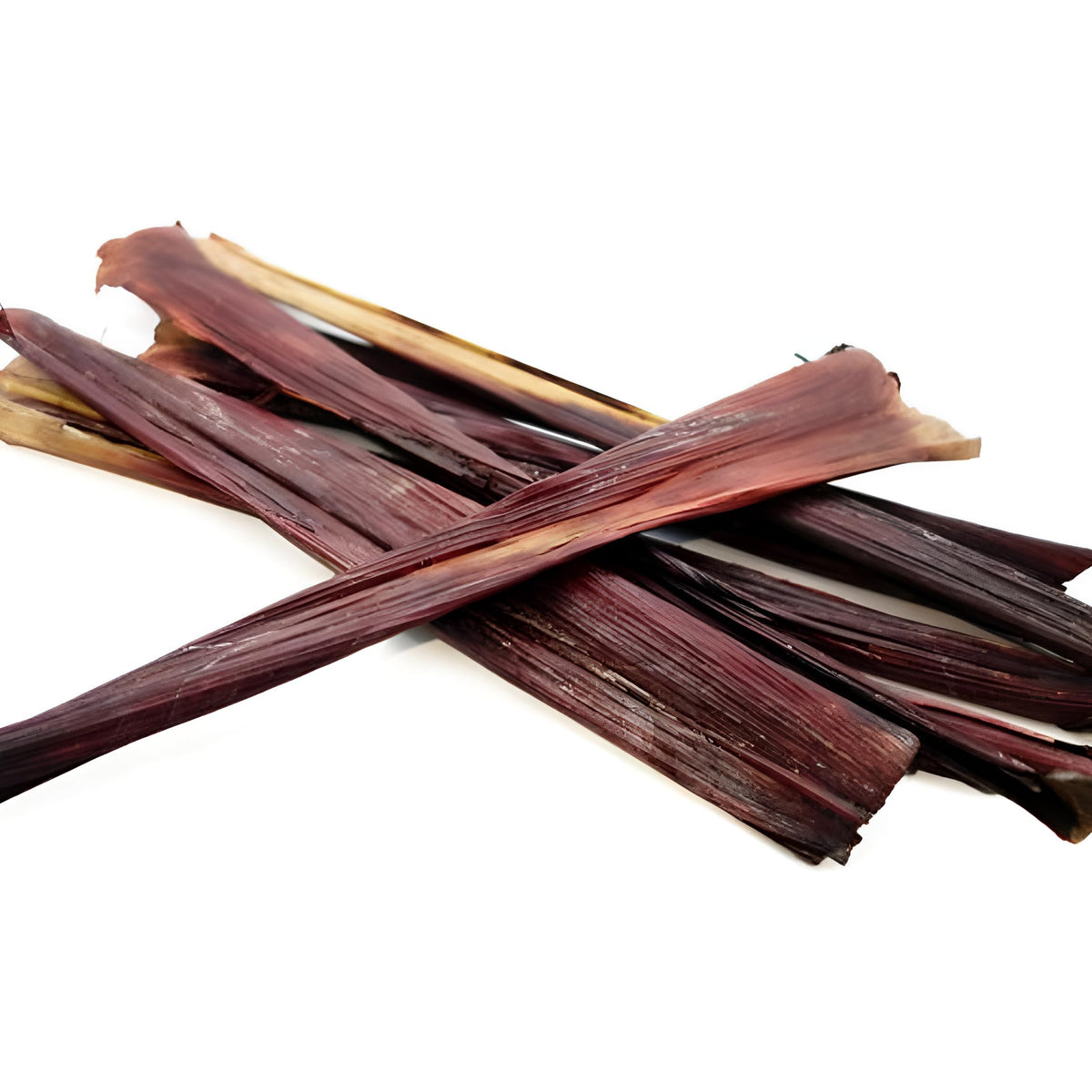 Motherland Goods waakye leaves open-pack shows fresh, whole leaves for traditional cooking.
