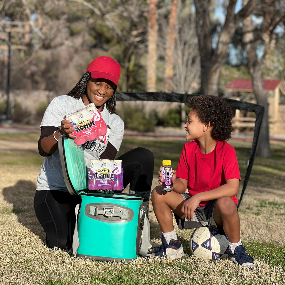 Mott's Active Blastin' Berry coconut water icon indicating natural hydration