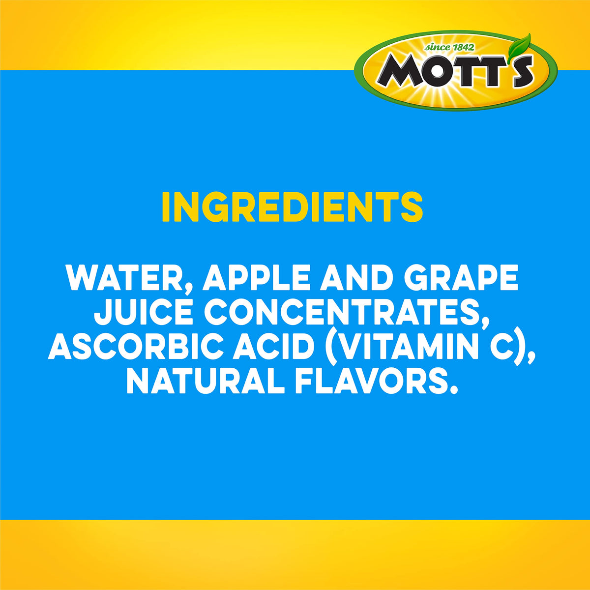 Glass of Mott's Apple White Grape Juice showcasing crisp, fruity flavor.