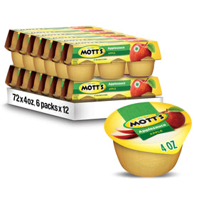 Mott's applesauce 4oz cup for kid-friendly on-the-go snacking