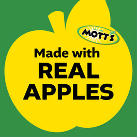 Mott's no artificial flavors label beside the fruit-forward applesauce