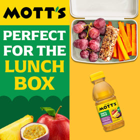 Mott’s brand 1842 heritage closeup reinforces trusted fruit juice