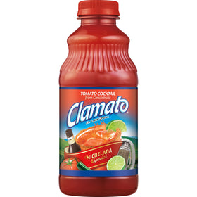 Mott's Clamato Preparado ingredients blend emphasizes layered flavors for cocktails.
