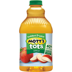 Motts For Tots Apple Juice apple aroma enhances family mealtime.