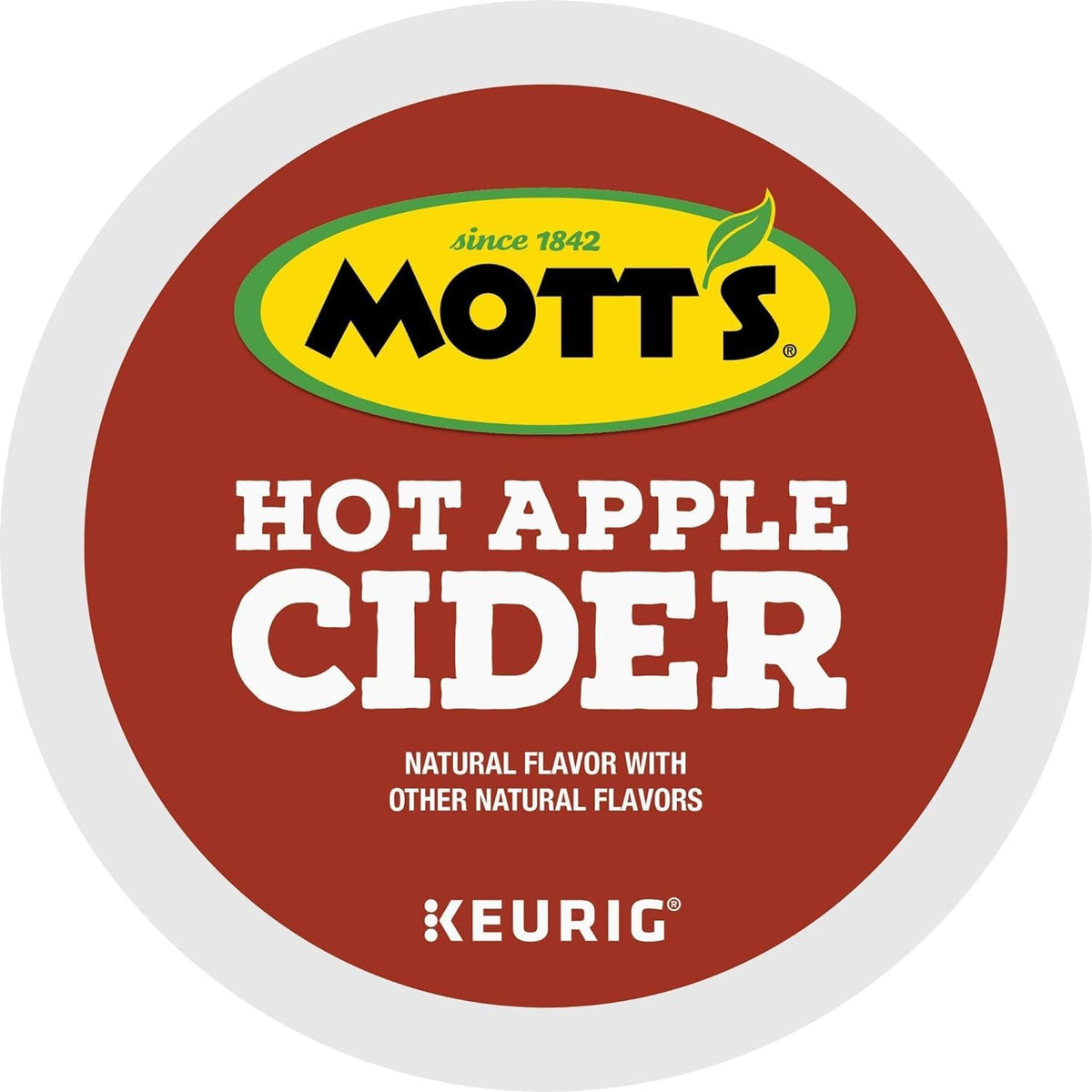 Pour Motts hot apple cider into a mug for rich aroma.