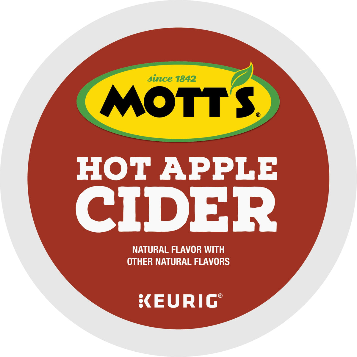 K-Cup pods brewing with apple cinnamon aroma filling the kitchen.