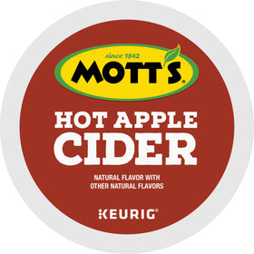 K-Cup pods brewing with apple cinnamon aroma filling the kitchen.