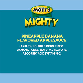Mott's Mighty Applesauce gluten-free and Kosher certified for dietary preferences