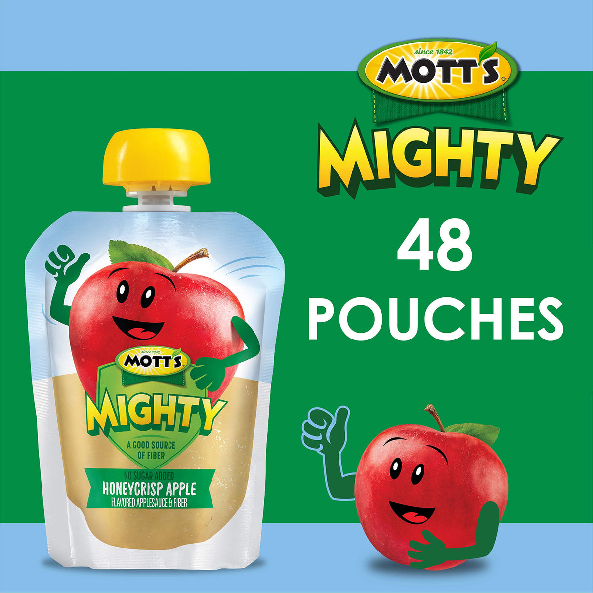 Mott's Mighty Honeycrisp Applesauce kid snack bag makes lunchboxes easy and tasty