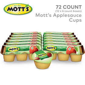 Mott's no artificial flavors applesauce keeps snacks simple and family-friendly.