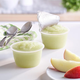 Mott's Pear Applesauce ideal for lunchboxes and snack time.